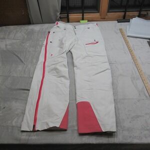 Peak Performance Snow Pants Womens Large White Heli Alpine GoroTex Ski 34x32